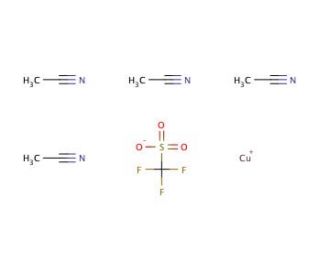 Tetrakisacetonitrile copper(I) triflate (CAS 58452-28-1) - chemical structure image