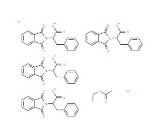 Tetrakis[N-phthaloyl-(S)-phenylalaninato]dirhodium Ethyl Acetate Adduct (CAS 131219-55-1) - chemical structure image