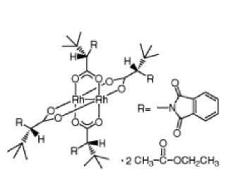 Tetrakis[N-phthaloyl-(S)-tert-leucinato]dirhodium Bis(ethyl Acetate) Adduct - chemical structure image