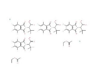 Tetrakis[N-tetrafluorophthaloyl-(S)-tert-leucinato]dirhodium Bis(ethyl Acetate) Adduct - chemical structure image
