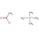 Tetramethylammonium acetate (CAS 10581-12-1) - chemical structure image
