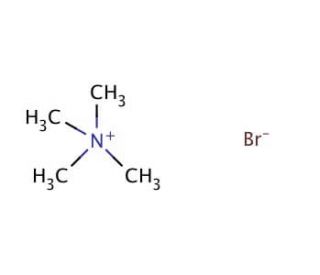 Tetramethylammonium bromide (CAS 64-20-0) - chemical structure image