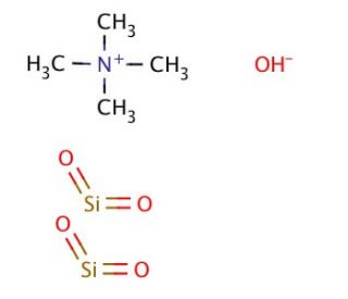 Tetramethylammonium silicate solution (CAS 53116-81-7) - chemical structure image