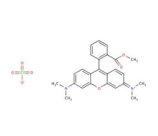 Tetramethylrhodamine methyl ester perchlorate (CAS 115532-50-8) - chemical structure image