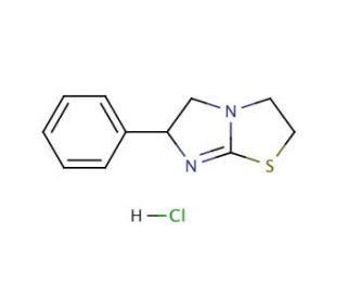 Tetramisole hydrochloride (CAS 5086-74-8) - chemical structure image
