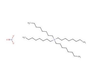 Tetraoctylammonium nitrate (CAS 33734-52-0) - chemical structure image