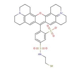 Texas Red-2-Sulfonamidoethyl Mercaptan - chemical structure image