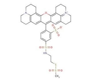 Texas Red-2-sulfonamidoethyl methanethiosulfonate (CAS 386229-76-1) - chemical structure image