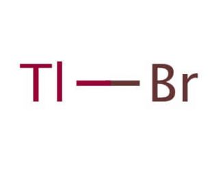 Thallium(I) bromide (CAS 7789-40-4) - chemical structure image
