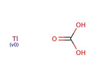 Thallium(I) carbonate (CAS 6533-73-9) - chemical structure image