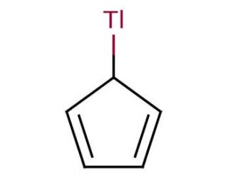 Thallium(I) cyclopentadienide (CAS 34822-90-7) - chemical structure image