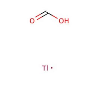 Thallium(I) formate (CAS 992-98-3) - chemical structure image