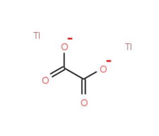 Thallium(I) oxalate (CAS 30737-24-7) - chemical structure image