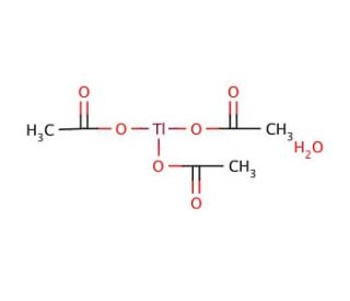 Thallium(III) acetate (CAS 2570-63-0) - chemical structure image