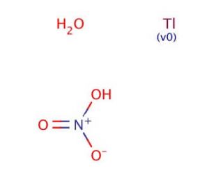 Thallium(III) nitrate trihydrate (CAS 13453-38-8) - chemical structure image