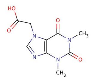Theophylline-7-acetic acid (CAS 652-37-9) - chemical structure image