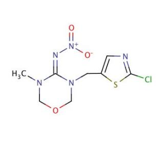 Thiamethoxam (CAS 153719-23-4) - chemical structure image