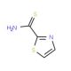 Thiazole-2-carbothioic acid amide (CAS 60758-41-0) - chemical structure image