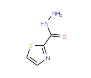 Thiazole-2-carboxylic acid hydrazide (CAS 16733-90-7) - chemical structure image