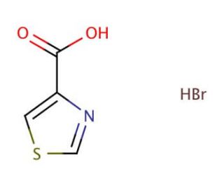 Thiazole-4-carboxylic acid hydrobromide - chemical structure image