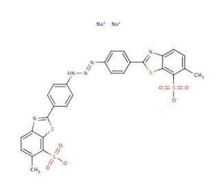 Thiazole yellow G (CAS 1829-00-1) - chemical structure image