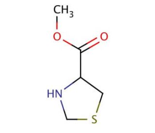 Thiazolidine-4-carboxylic acid methyl ester - chemical structure image