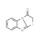 Thiazolo[2,3-b]benzimidazole-3(2H)-one (CAS 3042-01-1) - chemical structure image