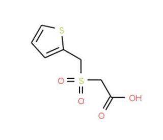 [(thien-2-ylmethyl)sulfonyl]acetic acid - chemical structure image