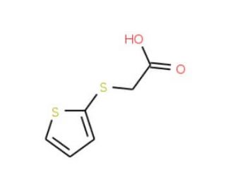 (thien-2-ylthio)acetic acid - chemical structure image