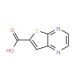 Thieno[2,3-b]pyrazine-6-carboxylic acid (CAS 59944-79-5) - chemical structure image