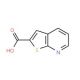 Thieno[2,3-b]pyridine-2-carboxylic acid (CAS 59944-76-2) - chemical structure image