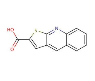 Thieno[2,3-b]quinoline-2-carboxylic acid - chemical structure image