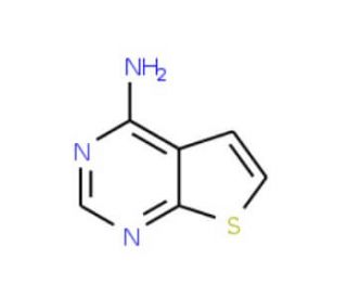Thieno[2,3-d]pyrimidin-4-ylamine (CAS 14080-56-9) - chemical structure image