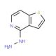 thieno[3,2-c]pyridin-4-ylhydrazine (CAS 27685-95-6) - chemical structure image