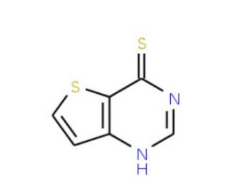 thieno[3,2-d]pyrimidine-4-thiol (CAS 16229-24-6) - chemical structure image