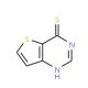 thieno[3,2-d]pyrimidine-4-thiol (CAS 16229-24-6) - chemical structure image