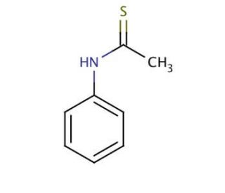 Thioacetanilide (CAS 637-53-6) - chemical structure image