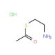 Thioacetic acid S-(2-amino-ethyl) ester hydrochloride (CAS 17612-91-8) - chemical structure image