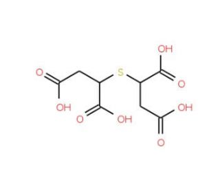 Thiodisuccinic acid (CAS 4917-76-4) - chemical structure image