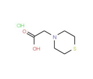 Thiomorpholin-4-ylacetic acid hydrochloride - chemical structure image