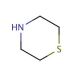Thiomorpholine (CAS 123-90-0) - chemical structure image