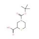 Thiomorpholine-2,4-dicarboxylic acid 4-tert-butyl ester - chemical structure image
