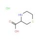 Thiomorpholine-3-carboxylic acid hydrochloride (CAS 96612-95-2) - chemical structure image