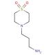 Thiomorpholine, 4-(3-aminoropyl)-1,1-dioxide (CAS 90000-25-2) - chemical structure image