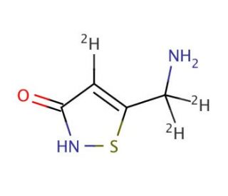 Thiomuscimol-15N,d2 Hydrochloride - chemical structure image