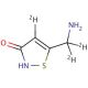 Thiomuscimol-15N,d2 Hydrochloride - chemical structure image