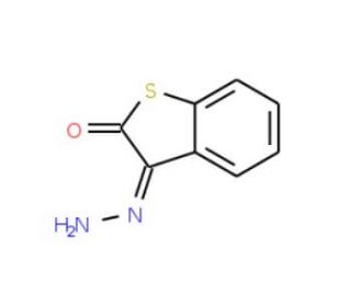 Thionaphthenquinone 3-Hydrazone (CAS 408309-53-5) - chemical structure image