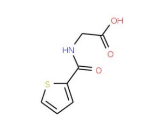 [(Thiophene-2-carbonyl)-amino]-acetic acid (CAS 33955-17-8) - chemical structure image