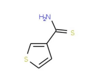 Thiophene-3-carbothioic acid amide (CAS 24044-76-6) - chemical structure image