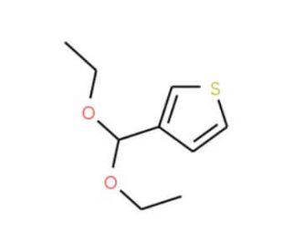 Thiophene-3-carboxaldehyde diethyl acetal (CAS 3199-44-8) - chemical structure image